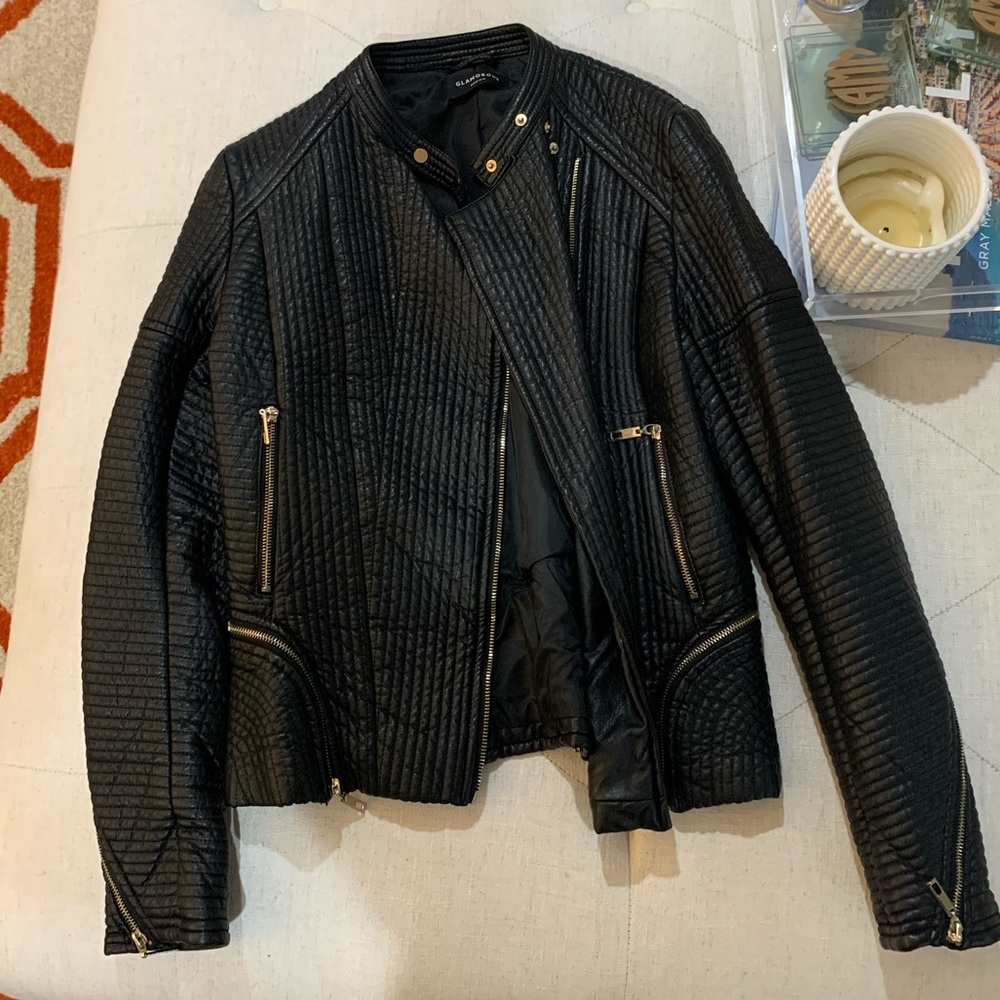 GLAMOROUS - Black Leather Jacket